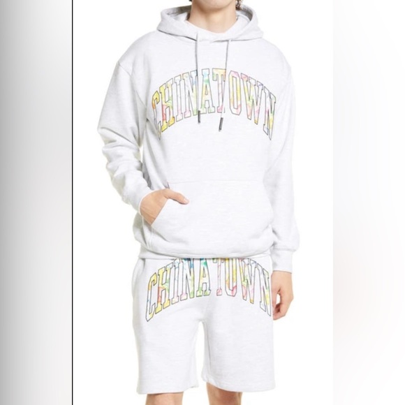 NWT CHINATOWN MARKET now MARKET Watercolor Arc Hoodie Sweatshirt XXL 2XL Unisex - Picture 4 of 6